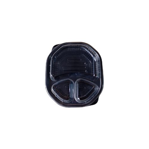 BANDEJA PARA MICROONDAS 3 DIVISIONES 100 UNIDADES