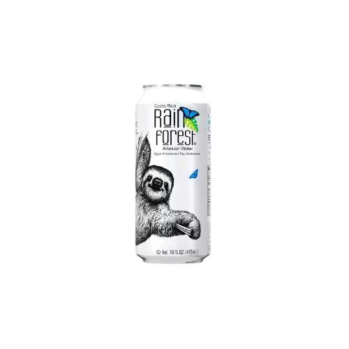 LATA DE AGUA RAIN FOREST ARTESIAN 475 ML CAJA DE 12 UNID