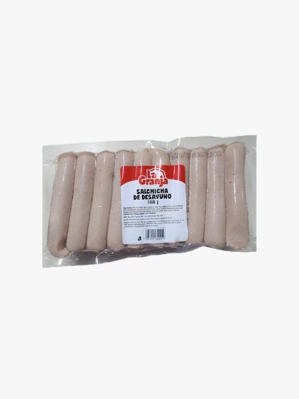 EMBUTIDO SALCHICHA PARA DESAYUNO 1 KILO LA GRANJA - Costa Rica Food Services l Food Services EMBUTIDO SALCHICHA PARA DESAYUNO 1 KILO LA GRANJA
